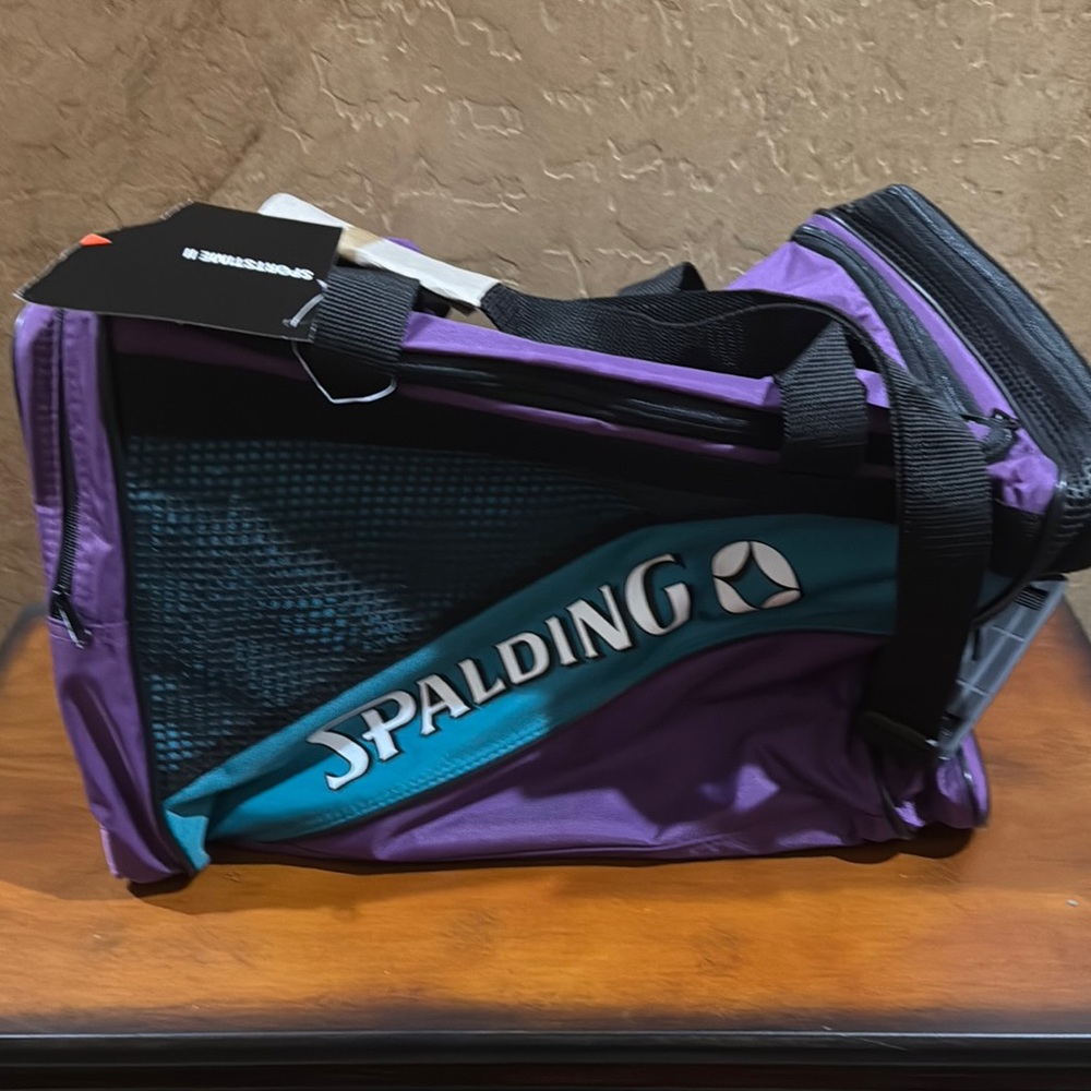 NWT - Vintage Spalding Duffle Bag Great Colorway